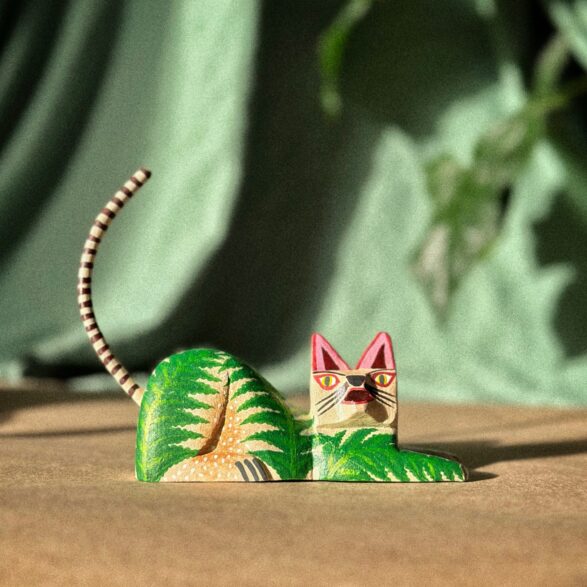 Alebrije Gato Helechos